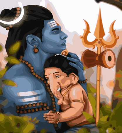 Pita Putra Lord Shiva & Ganeshji