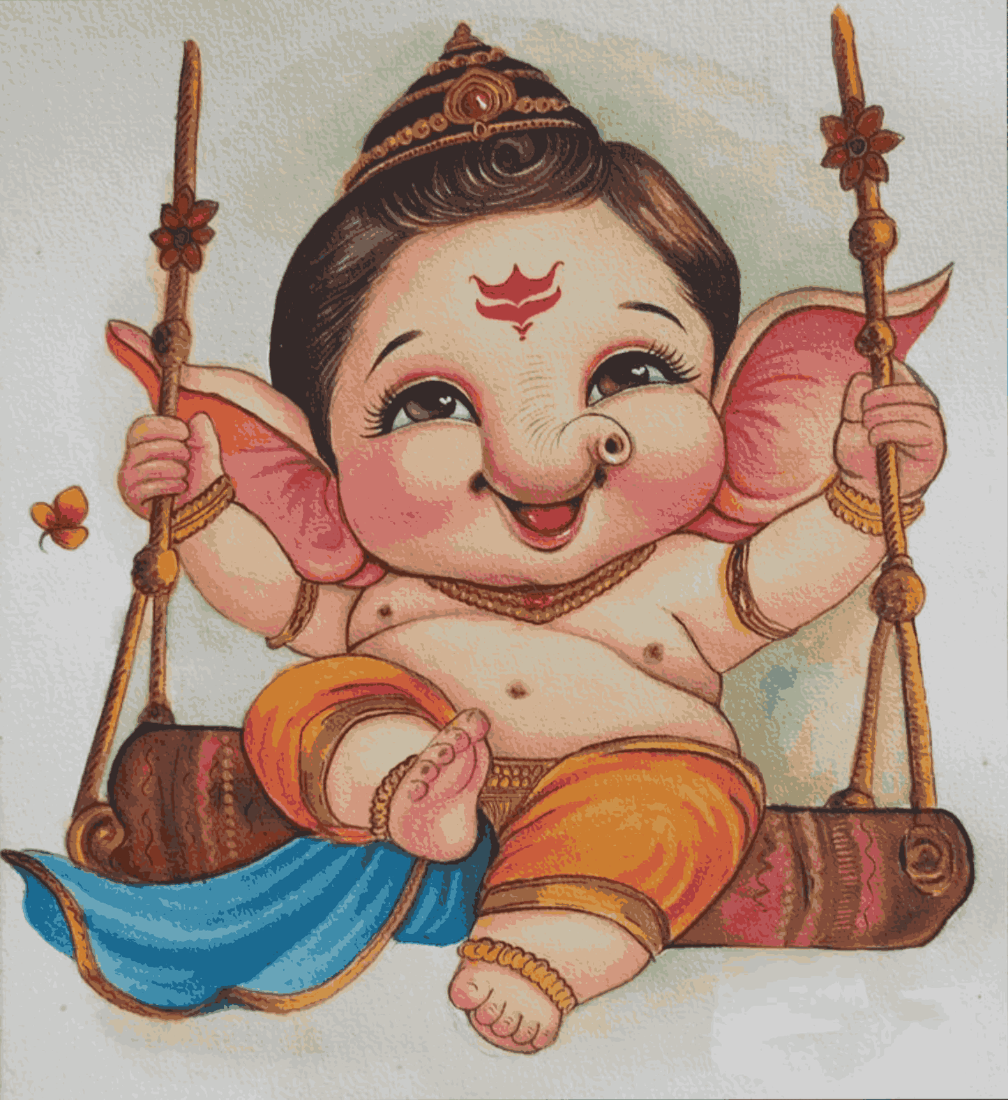 Bal Ganesha on Swing