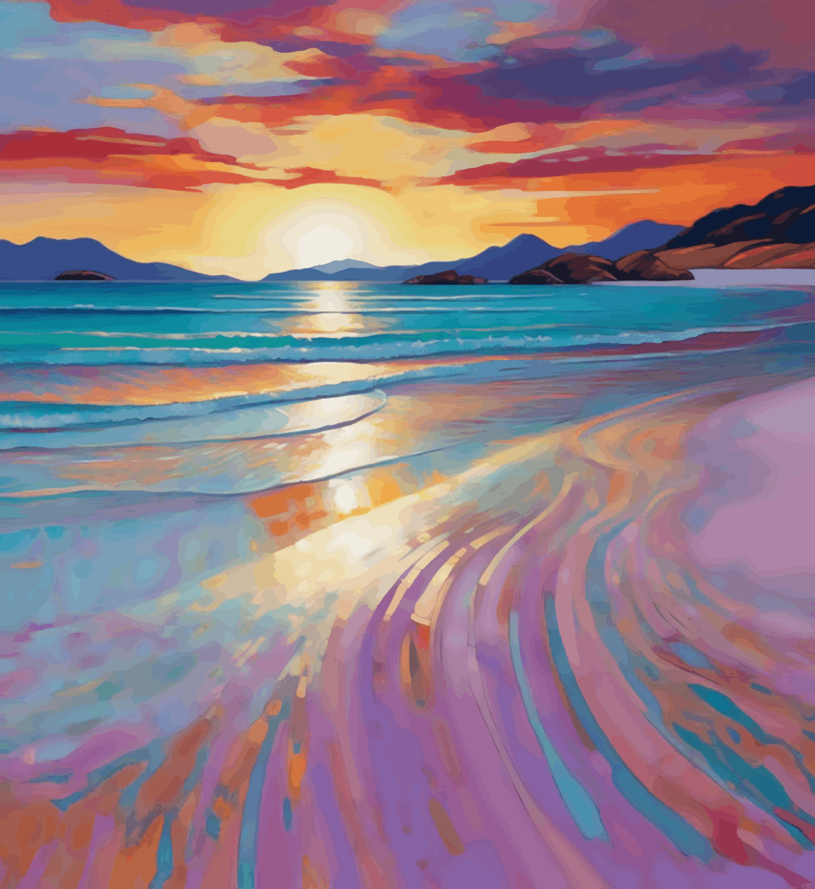Beach View Abstract