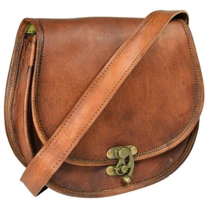 Craftshades – Unique C-Lock Handcrafted Leather Bag | 100% Genuine Leather