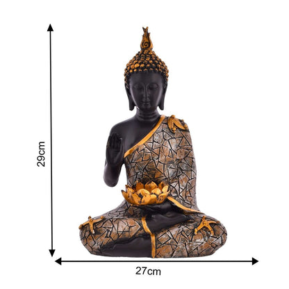 Beautiful Sitting Buddha Idol Statue