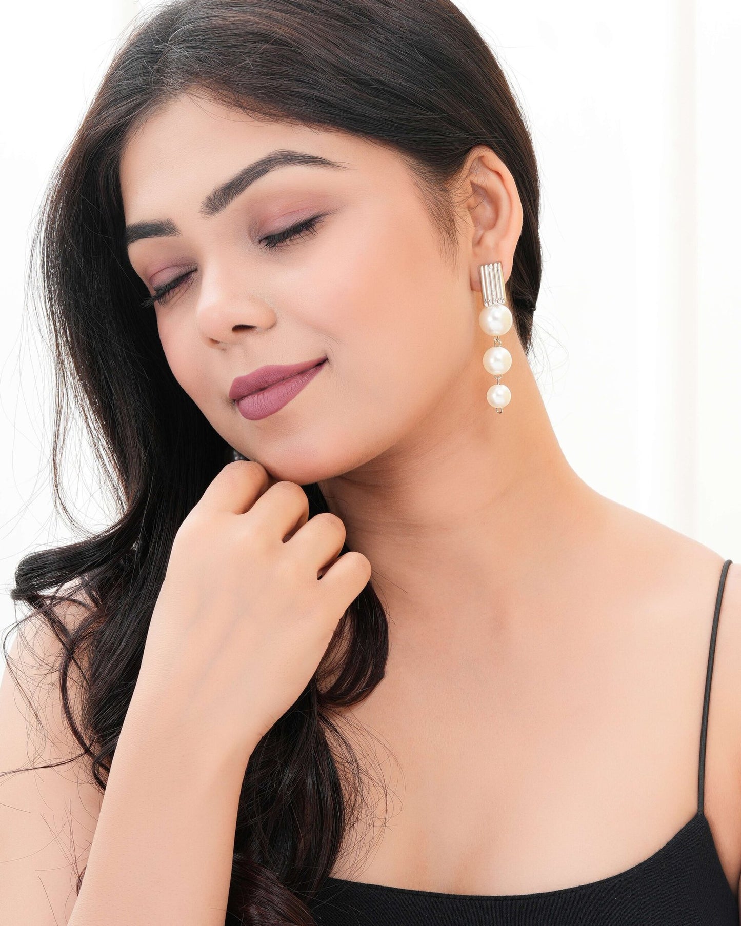 Women’s Indo Western Drop and Dangler Party Wear Ethnic Stud Earrings for Women