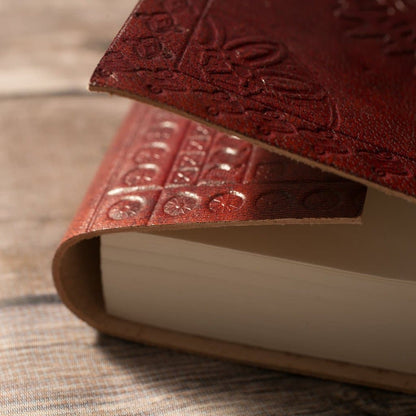 Craftshades – Vintage Elephant Embossed Unique Design 7″5 Handcrafted Leather Journal/Diary 200 page | 100% Genuine Leather