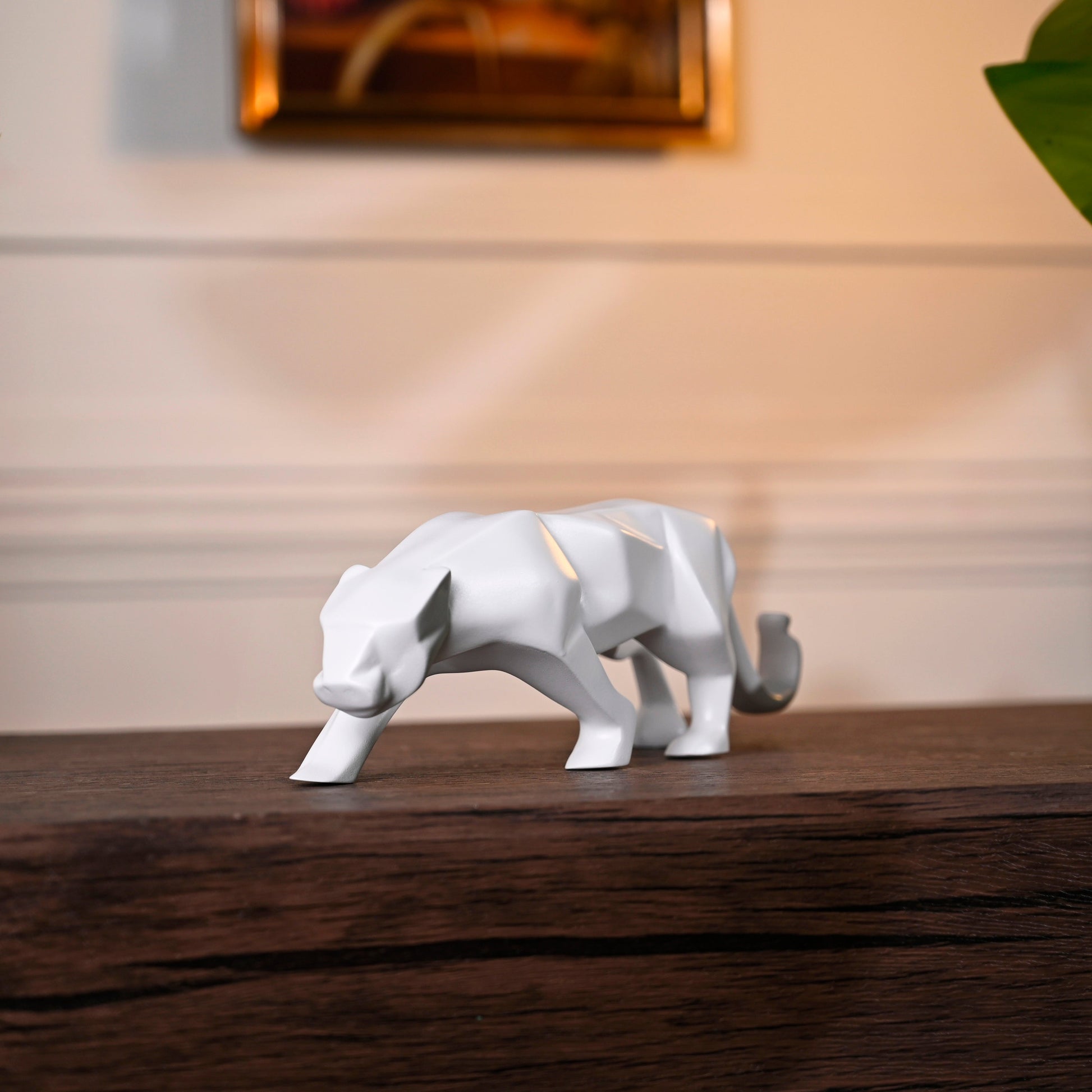 Artarium Modern Art Geometric Jaguar Figurine Idol