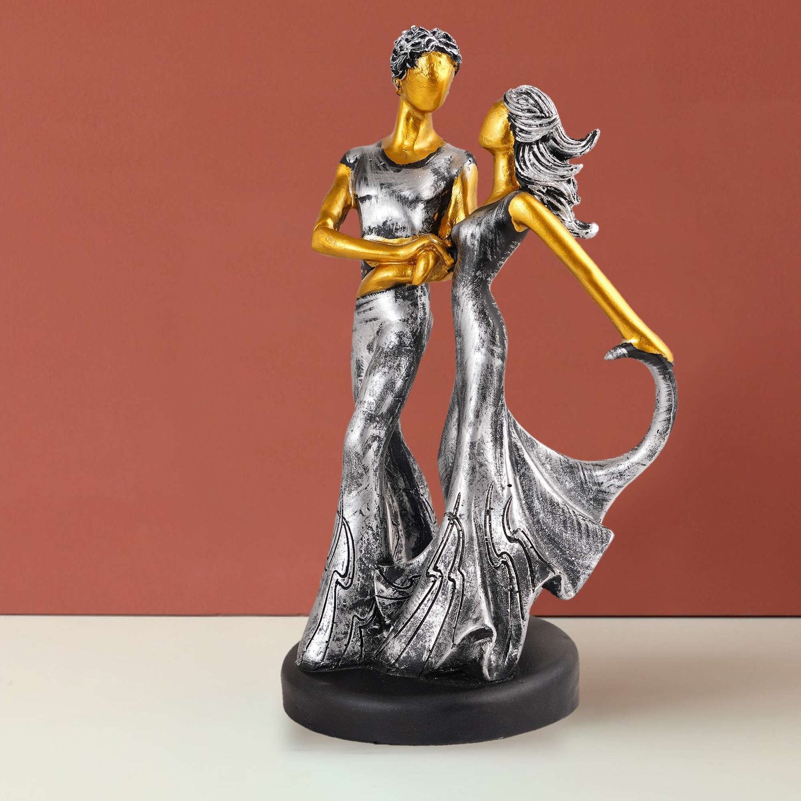 Great Valentine’s Day Gift For Girl & Boys symbolizes true love, Romantic Gift Showpieces silver Golden