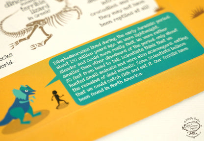 Mini Dilophosaurus DIY Dinosaur Paper Craft Kit