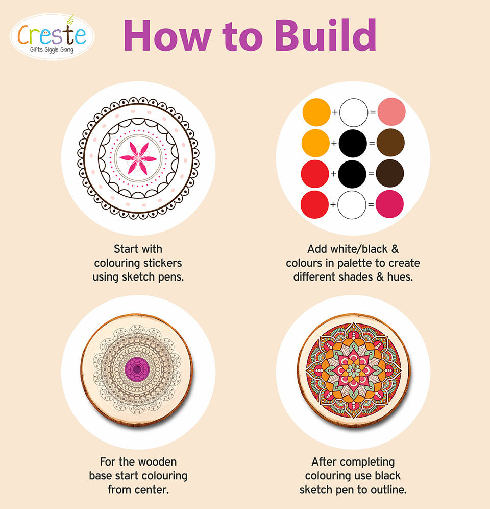 DIY Mandala Art Kit | 8years+
