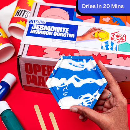 DIY Jesmonite Hexagon Coaster Kit