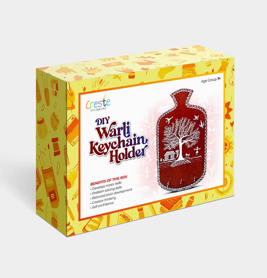 DIY Warli Keychain Holder Making Kit | 8years+