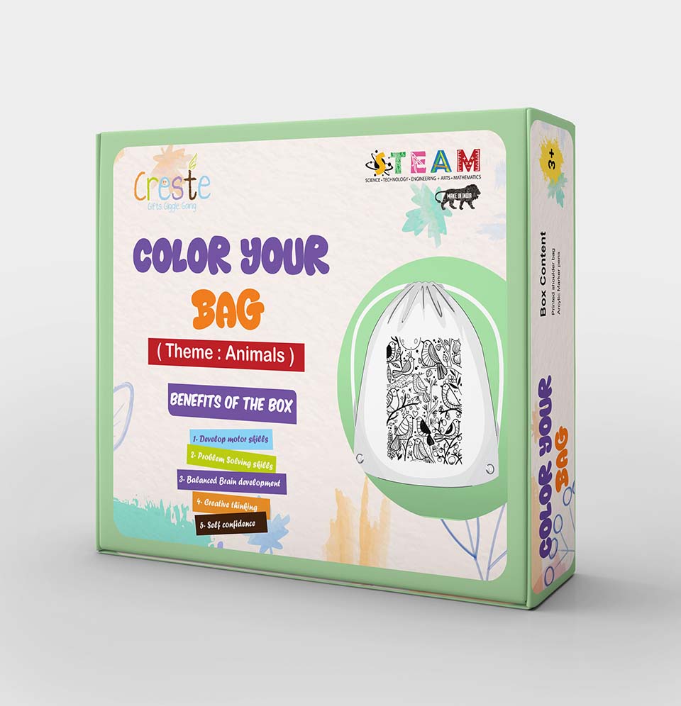 DIY Color Your Bag Kit Available with Different Themes | 3years+