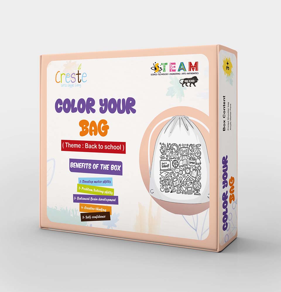 DIY Color Your Bag Kit Available with Different Themes | 3years+