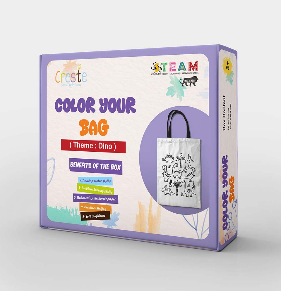 DIY Color Your Bag Kit Available with Different Themes | 3years+