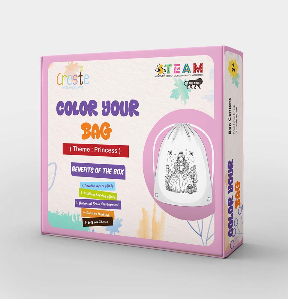 DIY Color Your Bag Kit Available with Different Themes | 3years+