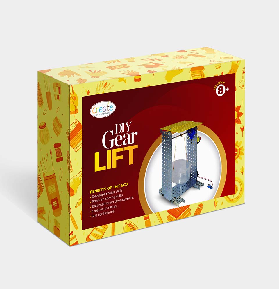 DIY Gear Lift Science Experiment Kit | 8years+