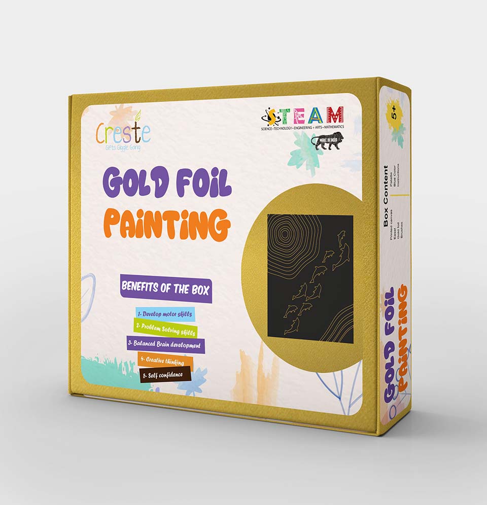 DIY Gold Foil Painting Kit | 5years+