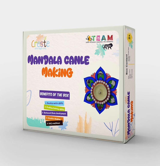 DIY Mandala Candle Making Kit | 5years+