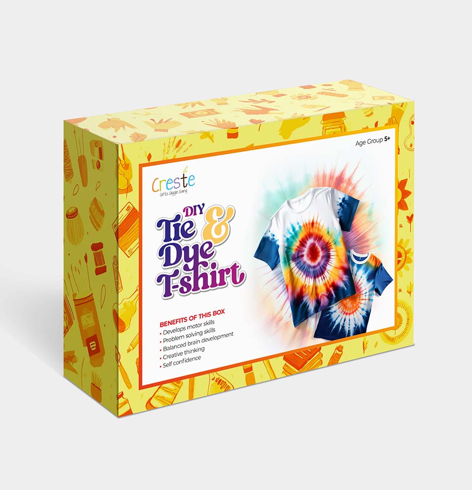 DIY Tie and Dye Tshirt Kit | 5years+