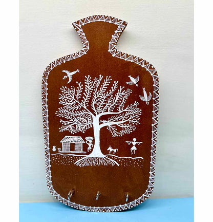 DIY Warli Keychain Holder Making Kit | 8years+