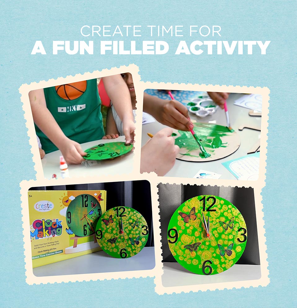 DIY Clock Making Kit | 5years+