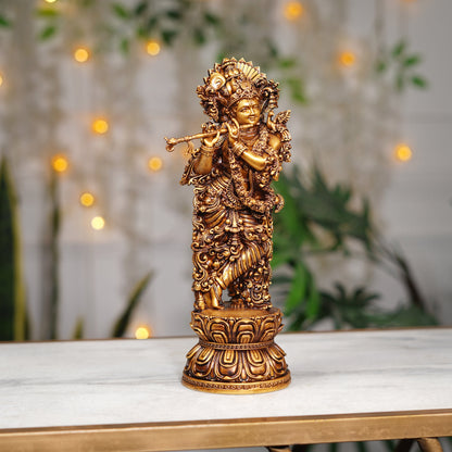 Artarium Antique Radha Krishna Idol