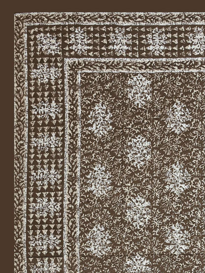 100% Pure Cotton Traditional Printed Bedsheet for Double Bed King Size Bedsheet with 2 Pillow Covers