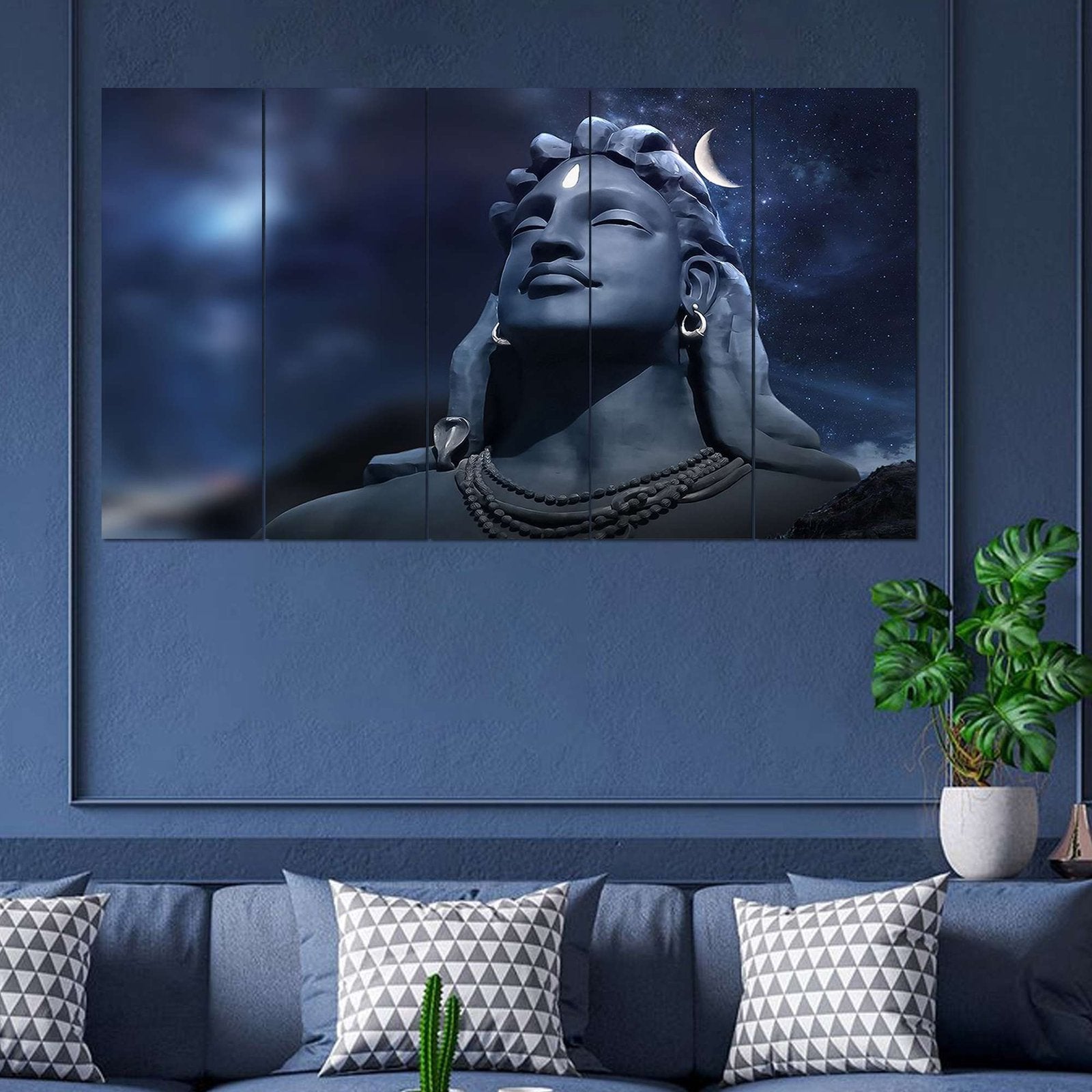 SET OF 5 DIGITAL WALL PAINTING