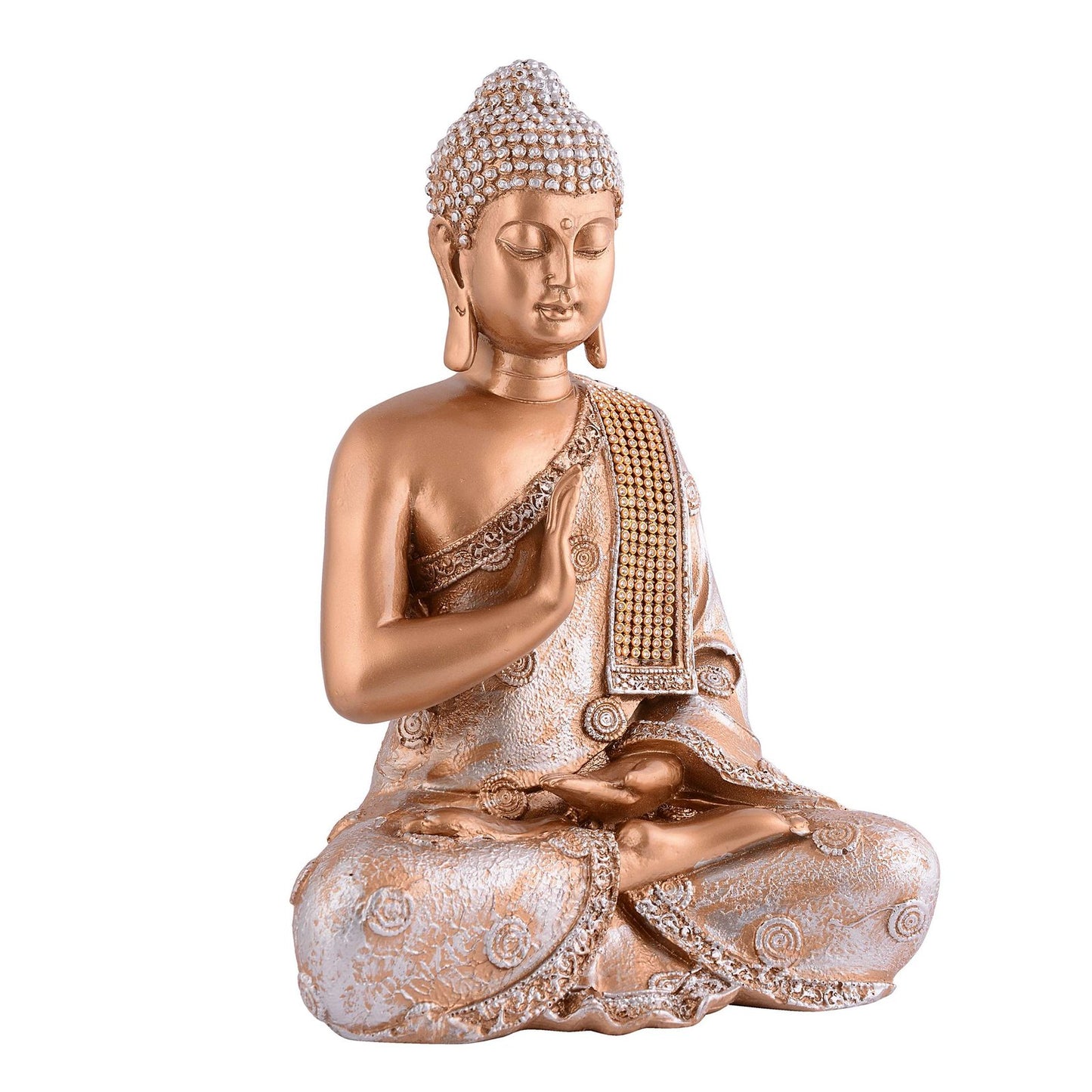 Buddha Idol Statue Showpiece Gift Gifting Item Polystone Home Decor Decoration