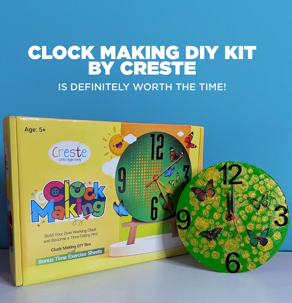 DIY Clock Making Kit | 5years+