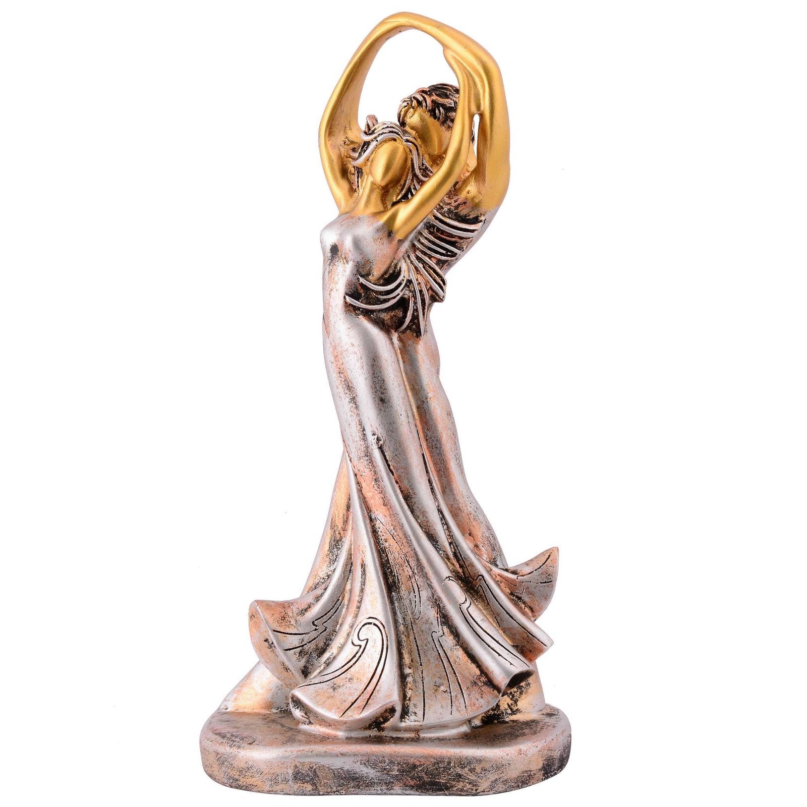 GREAT Valentine’s Day Gift For Girl & Boys symbolizes true love, Romantic Gift Showpieces golden silver