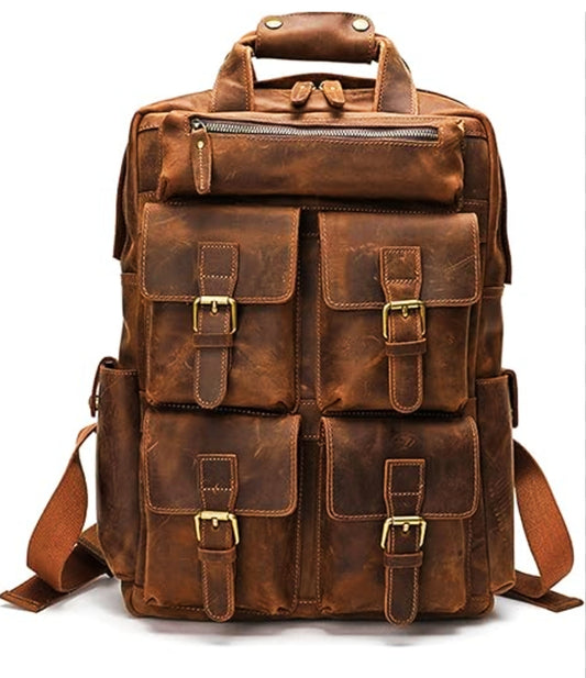 Craftshades – Buffalo Vintage 16″ Leather Backpack