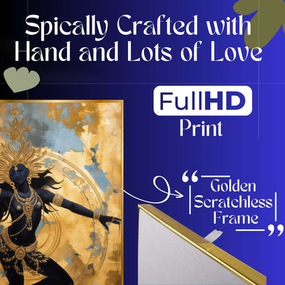 Set of Three Wall Paintings for Wall Dacoration Golden Framed Wall Paintings for Living Room & Bedroom Wall Art for Home Decoration & Office Wall Décor (24×18 inch CH-GD3-10)