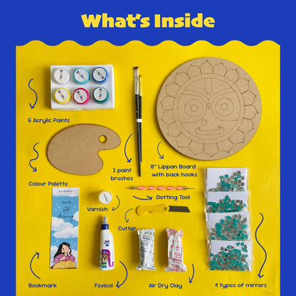 Lord Jagannath Lippan Art Kit