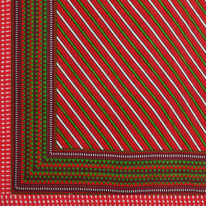 100% Pure Cotton Traditional Printed Bedsheet for Double Bed King Size Bedsheet with 2 Pillow Covers