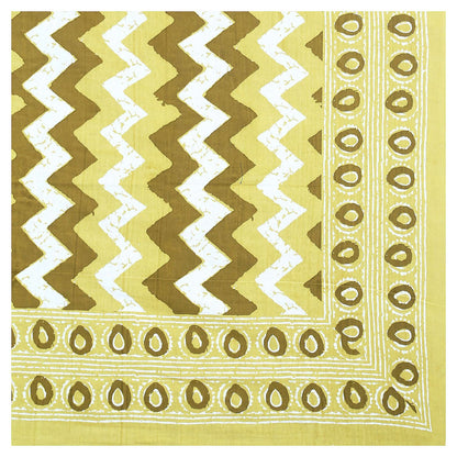 100% Pure Cotton Traditional Printed Bedsheet for Double Bed King Size Bedsheet with 2 Pillow Covers