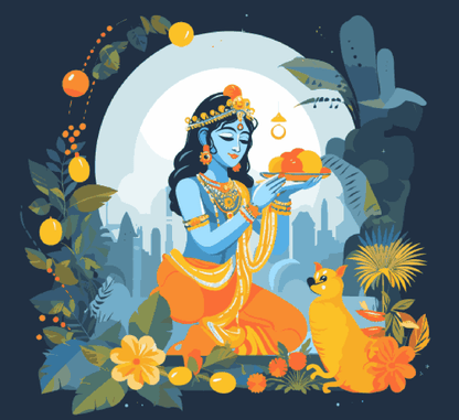 Krishna in Nature