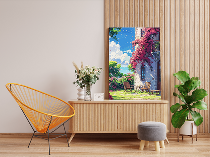 Sunny Garden Terrace Paint by Numbers Kit