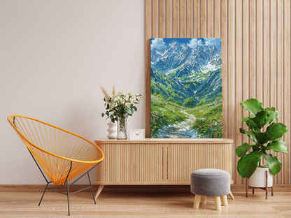 Alpine Mountain Trail Paint by Numbers Kit