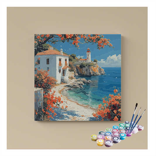 Coastal Lighthouse Paint by Numbers Kit