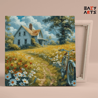 Country Cottage Escape Paint by Numbers Kit