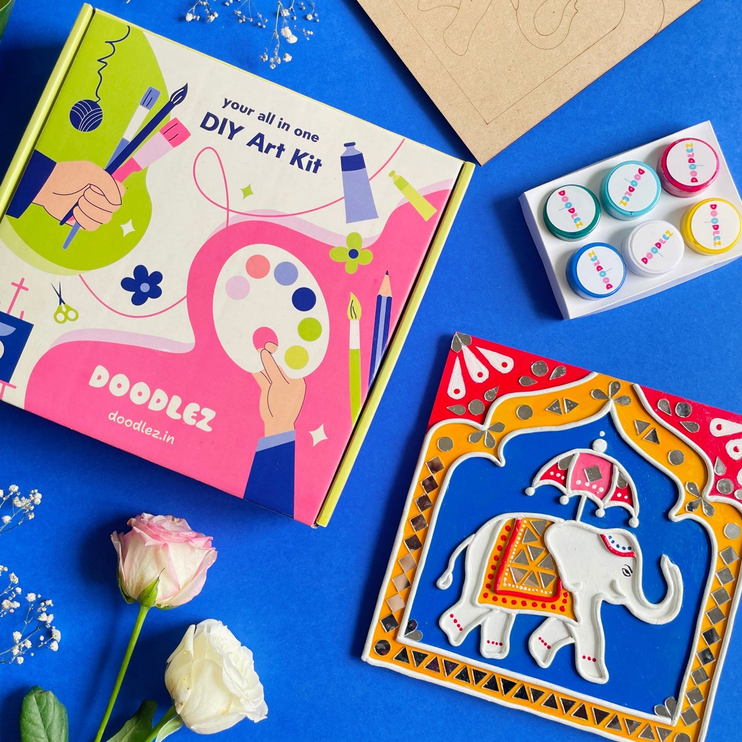 Elephant Lippan Art Kit