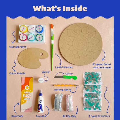 Mandala Lippan Art Kit