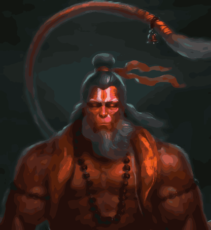 Lord Hanuman Close up