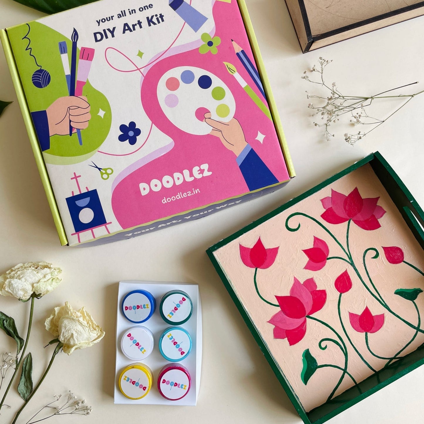 Pichwai Lotus Tray Kit