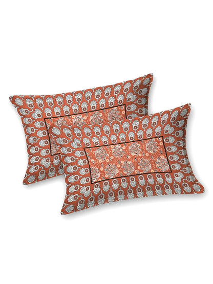 100% Pure Cotton Traditional Printed Bedsheet for Double Bed King Size Bedsheet with 2 Pillow Covers