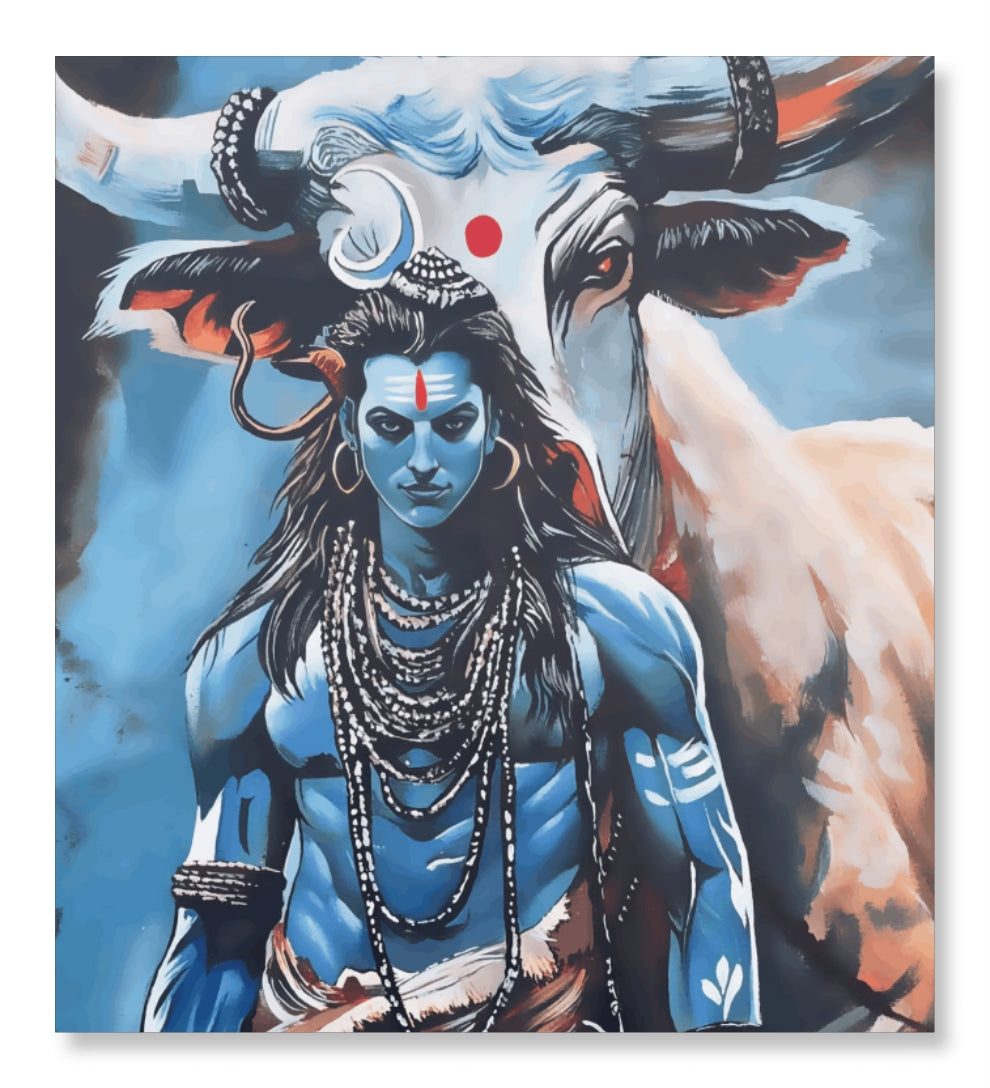 Lord Shiva with Bull (Nandiji)