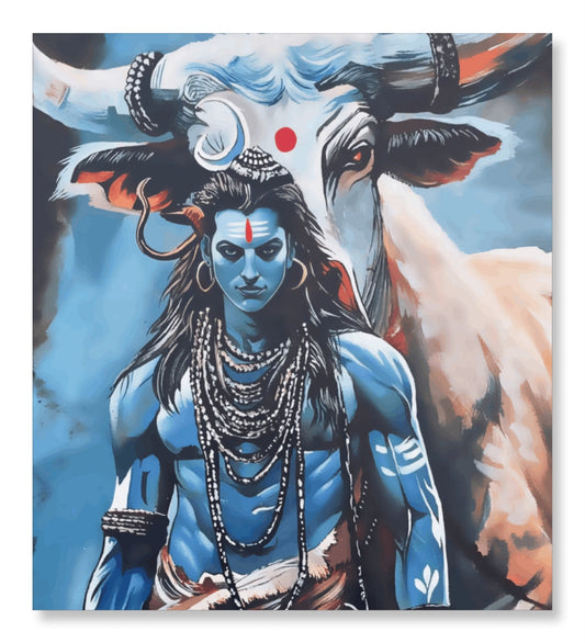 Lord Shiva with Bull (Nandiji)