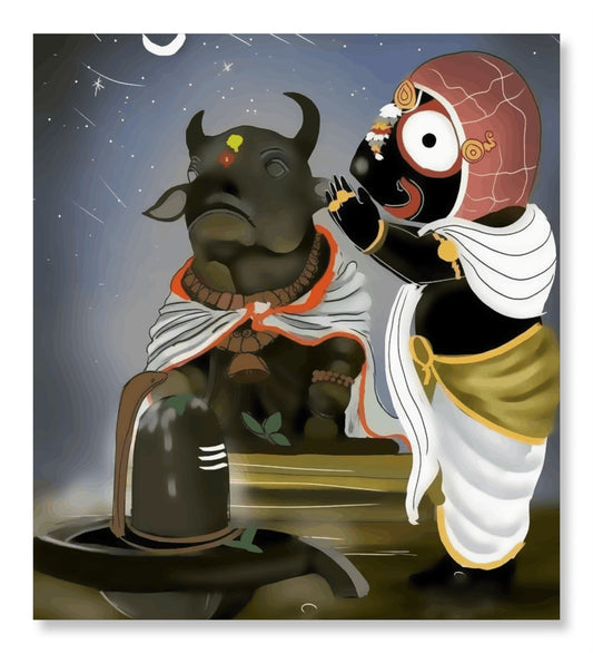 Jagannathji and Nandiji