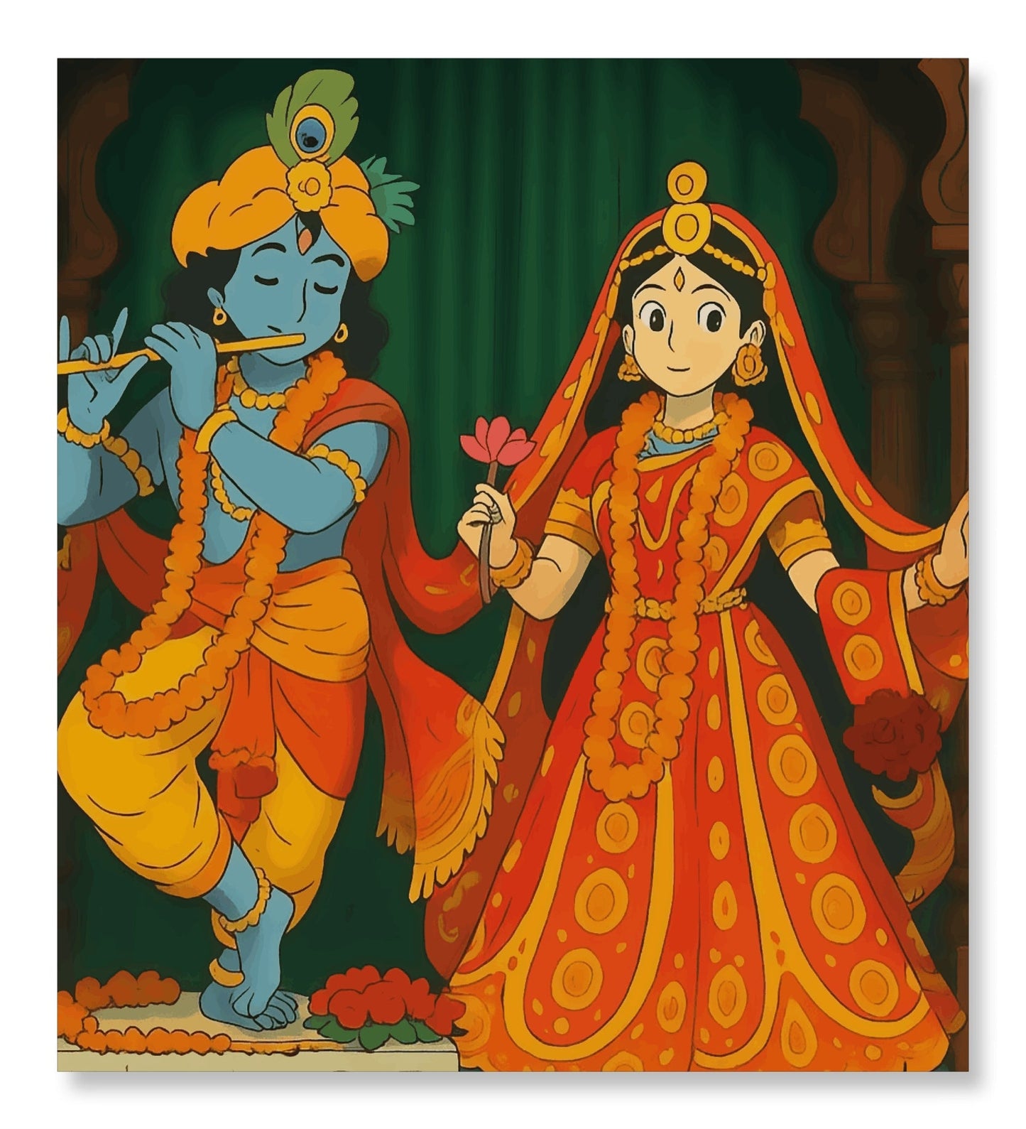 Radha Raman - Ghibli Addition Radha Krishna