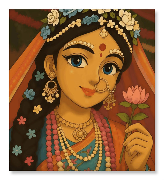 Shree Radha Rani - Ghibli Edition