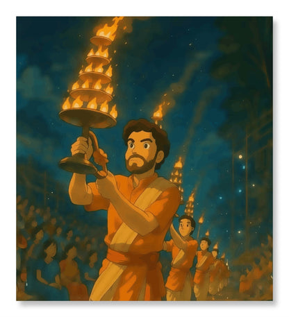 Worship of the Ganga - Ghibli Edition